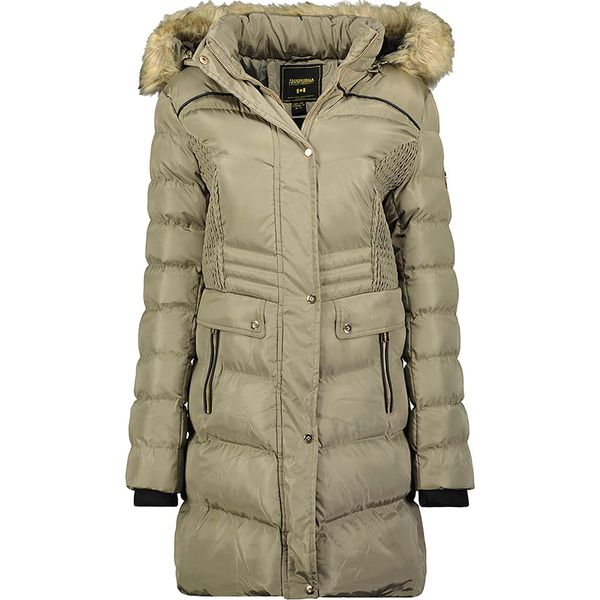 ANAPURNA Płaszcz zimowy w kolorze beżowym rozmiar: XXL. Brązowe płaszcze ANAPURNA, na zimę, xxl, bez wzorów, z puchu, bez kaptura. Za 304.56 zł.