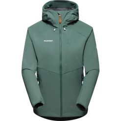 Kurtka trekkingowa damska Mammut Ultimate Comfort. Zielone kurtki sportowe Mammut, m, bez wzorów, z softshellu, z kapturem, trekkingowe. Za 1,377.00 zł.
