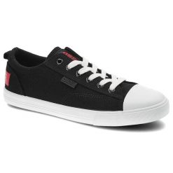 Czarne Trampki Big Star Damskie Wygodne Półbuty. Czarne trampki Big Star, bez wzorów, z gumy, przed kostkę, bez zapięcia. Za 89.99 zł.