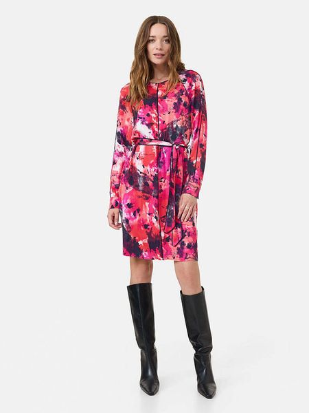 TAIFUN Sukienka w kolorze różowym rozmiar: 44. Różowe sukienki Taifun, na imprezę, s, bez wzorów, z tkaniny, bez kołnierzyka, bez ramiączek, midi. Za 222.94 zł.