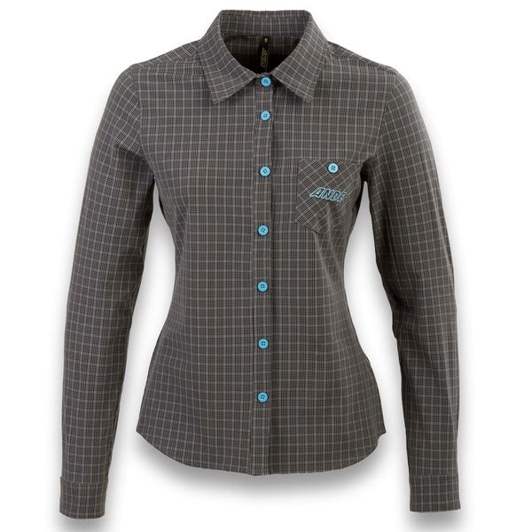 Koszula Ande Arizona M/L Damskie. Szare koszule Ande, l, bez wzorów, z elastanu, sportowe, bez kołnierzyka, bez ramiączek. Za 315.99 zł.
