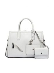 MICHAEL Michael Kors Torebka Laila 30S6S9IS2L Biały. Białe torebki klasyczne MICHAEL Michael Kors, bez wzorów, ze skóry, bez dodatków. Za 1,729.00 zł.