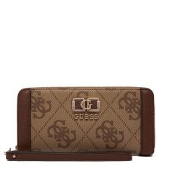 Portfel Guess. Brązowe portfele Guess, z aplikacjami. Za 299.99 zł.