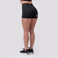 Legginsy fitness krótkie damskie Nebbia Intense Gold Print Czarne. Czarne legginsy Nebbia, m, bez wzorów, krótkie. Za 214.95 zł.