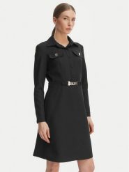 Rinascimento Sukienka koktajlowa CFC0127909003 Czarny Regular Fit. Czarne sukienki Rinascimento, xs, bez wzorów, z syntetyku, wizytowe, bez kołnierzyka, bez ramiączek. Za 649.99 zł.