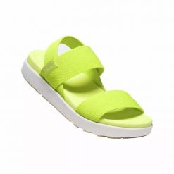 Sandały damskie Keen Elle Backstrap. Żółte sandały Keen, bez wzorów, bez obcasa, bez zapięcia. W wyprzedaży za 192.00 zł.