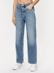 Tommy Hilfiger Jeansy WW0WW38906 Niebieski Relaxed Fit. Niebieskie jeansy TOMMY HILFIGER, bez wzorów. Za 389.99 zł.