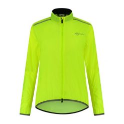 Kurtka przeciwdeszczowa damska Rogelli Essential. Żółte kurtki sportowe Rogelli, m, bez wzorów, bez kaptura, rowerowe. Za 338.00 zł.