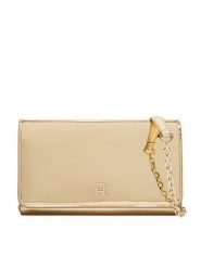 Tommy Hilfiger Torebka Icon Flap W/Chain Met AW0AW17959 Złoty. Żółte torebki klasyczne TOMMY HILFIGER, bez wzorów, ze skóry, bez dodatków. Za 339.99 zł.