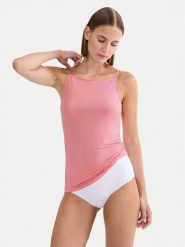 Triumph Top Beauty Layers 10227206 Różowy Slim Fit. Czerwone topy Triumph, s, bez wzorów, z wiskozy, bez kołnierzyka, bez ramiączek. Za 89.99 zł.