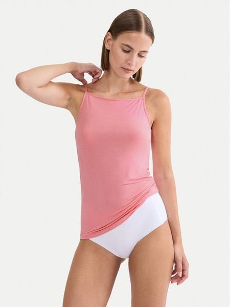 Triumph Top Beauty Layers 10227206 Różowy Slim Fit. Czerwone topy Triumph, s, bez wzorów, z wiskozy, bez kołnierzyka, bez ramiączek. Za 79.99 zł.