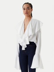 NORMA KAMALI Body ST125BCBO85944 Biały Loose Fit. Białe body Norma Kamali, xl, bez wzorów, z syntetyku. Za 1,539.00 zł.