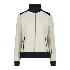 Kurtka damska turystyczna CMP 34A2436. Brązowe kurtki sportowe CMP, l, bez wzorów, z softshellu, z kapturem, trekkingowe. Za 409.99 zł.