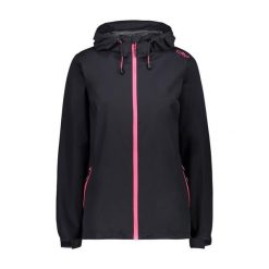 Kurtka przeciwdeszczowa damska CMP 39X6636 Fix Hood. Czerwone kurtki sportowe CMP, bez wzorów, bez kaptura, trekkingowe. Za 199.99 zł.