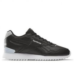 Buty do chodzenia damskie Reebok Royal Glide Ripple Clip. Czarne obuwie sportowe Reebok, z materiału, bez zapięcia, trekkingowe, Reebok Royal. W wyprzedaży za 328.20 zł.