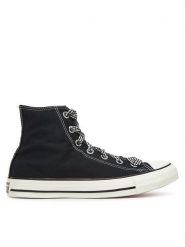 Converse Trampki Chuck Taylor All Star Gingham A13661C Czarny. Czarne trampki Converse, bez wzorów, z materiału, bez zapięcia. Za 259.99 zł.