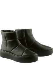 Högl Skórzane botki "Paddy" w kolorze czarnym rozmiar: 42. Czarne botki Högl, bez wzorów, bez obcasa, bez zapięcia. Za 459.04 zł.