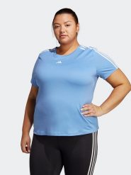 Adidas Koszulka sportowa "Train Essentials" w kolorze błękitnym rozmiar: 4X. Niebieskie koszulki sportowe Adidas, bez wzorów, z materiału, bez ramiączek, outdoorowe. Za 61.60 zł.
