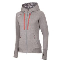 Bluza rozpinana damska Ocun Hoodie Zipper. Szare bluzy Ocun, l, bez wzorów, z bawełny, z kapturem. Za 400.39 zł.