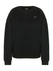 Chiemsee Bluza w kolorze czarnym rozmiar: S. Czarne bluzy Chiemsee, s, bez wzorów, z bawełny, bez kaptura. Za 100.99 zł.