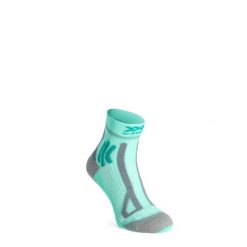 Skarpety biegowe damskie X-Socks Trail Run Energy 4.0. Zielone skarpety X Socks, bez wzorów. Za 93.99 zł.