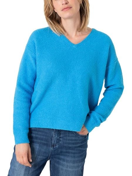 Timezone Sweter w kolorze niebieskim rozmiar: XXL. Niebieskie swetry Timezone, xxl, bez wzorów, bez ramiączek. Za 108.74 zł.