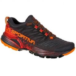 Buty do biegania damskie La Sportiva La Akasha Ii. Czarne obuwie sportowe La Sportiva, z materiału, bez zapięcia, do biegania. Za 724.60 zł.