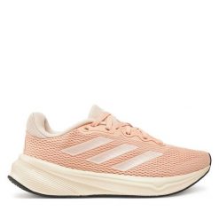 Buty do biegania adidas. Czerwone obuwie sportowe Adidas, bez zapięcia, do biegania. Za 219.99 zł.