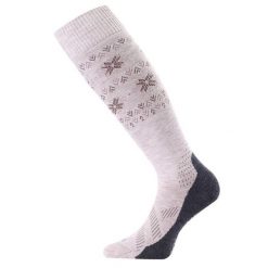 Skarpety narciarskie damskie Lasting FWI 778 Merino 85%. Szare skarpety LASTING, bez wzorów. W wyprzedaży za 139.90 zł.