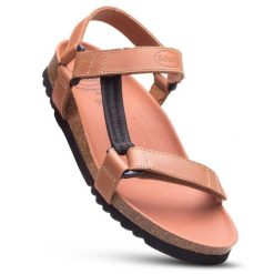 Sandały damskie SCHOLL HEAVEN AD na rzepy. Brązowe sandały Scholl, bez wzorów, sportowe, bez obcasa, bez zapięcia. Za 259.99 zł.