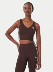 Adidas Biustonosz sportowy Essentials 3 Stripes Seamless Bralette KZ4107 Brązowy. Brązowe bielizna sportowa Adidas, l, bez wzorów, z syntetyku. Za 179.99 zł.