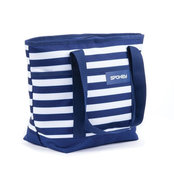 Torba turystyczna termiczna Spokey Acapulco. Białe torby na ramię Spokey, bez wzorów, z materiału, biznesowe, na ramię, bez dodatków. Za 35.99 zł.