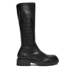 Kozaki Vagabond Shoemakers. Czarne kozaki Vagabond Shoemakers, bez obcasa, na płaskiej podeszwie, bez zapięcia. Za 849.99 zł.