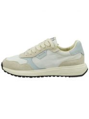 GANT Footwear Skórzane sneakersy "Beywin" w kolorze beżowo-biało-błękitnym rozmiar: 40. Białe trampki GANT Footwear, bez wzorów, bez zapięcia. Za 245.96 zł.