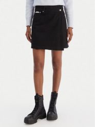 Calvin Klein Jeans Spódnica jeansowa LV047D777G Czarny Regular Fit. Czarne spódnice Calvin Klein Jeans, bez wzorów, z bawełny. Za 429.99 zł.