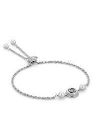 Guess Bransoletka JUBB05 520JW Srebrny. Szare bransoletki Guess, metalowe. Za 249.99 zł.