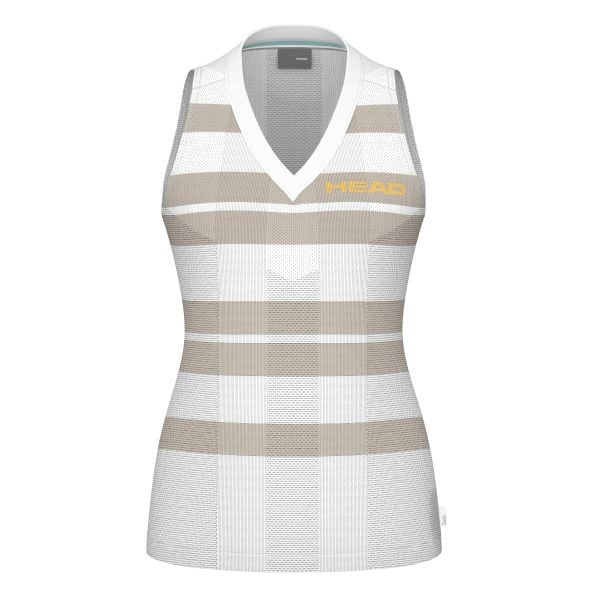 Damski tank top Head Performance. Szare topy Head, bez wzorów, bez kołnierzyka, bez ramiączek. Za 304.15 zł.