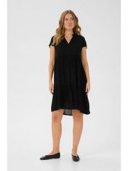 Kaffe Sukienka w kolorze czarnym rozmiar: 34. Czarne sukienki Kaffe, na co dzień, s, bez wzorów, z wiskozy, klasyczne, bez kołnierzyka, bez ramiączek, midi, proste. Za 104.99 zł.