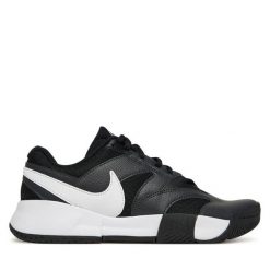 Buty do tenisa Nike. Czarne obuwie sportowe Nike, bez zapięcia, tenisowe. Za 339.99 zł.