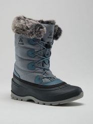 Kamik Kozaki zimowe "Momentum 3" w kolorze niebieskim rozmiar: 37. Niebieskie kozaki Kamik, na zimę, z materiału, bez obcasa, bez zapięcia. Za 275.40 zł.