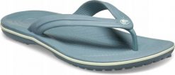 Kapcie Crocs Crocband Flip U Dorosłych. Szare obuwie domowe Crocs, bez wzorów, z materiału, bez zapięcia. Za 169.99 zł.