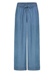 Sublevel Spodnie w kolorze niebieskim rozmiar: M. Niebieskie spodnie materiałowe Sublevel, m, bez wzorów, z materiału. Za 104.99 zł.