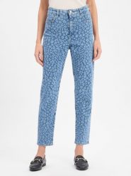 Marc Cain Damsie dżinsy typu mom jeans Kobiety Bawełna niebieski, 42. Niebieskie jeansy Marc Cain, s, bez wzorów. Za 1,149.95 zł.