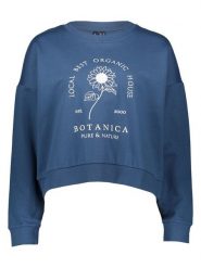 Vero Moda Bluza w kolorze granatowym rozmiar: S. Niebieskie bluzy sportowe Vero Moda, s, bez wzorów, z bawełny, bez kaptura. Za 70.24 zł.