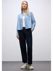 Street One Bluzka w kolorze błękitnym rozmiar: 36. Niebieskie bluzki Street One, bez wzorów, street, bez kołnierzyka, bez ramiączek. Za 144.24 zł.