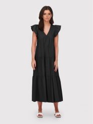 ONLY Sukienka letnia Lindsey 15256487 Czarny Regular Fit. Czarne sukienki Only, na lato, xs, bez wzorów, z bawełny, bez kołnierzyka, bez ramiączek. Za 229.99 zł.