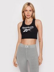 Reebok Biustonosz sportowy Identity GL2544 Czarny. Czarne bielizna sportowa Reebok, xs, bez wzorów, z bawełny. Za 49.99 zł.