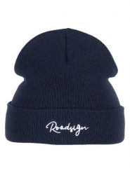 Roadsign Czapka w kolorze granatowym rozmiar: onesize. Niebieskie czapki Roadsign, bez wzorów, prążkowane. Za 26.99 zł.
