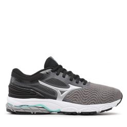Buty do biegania Mizuno. Szare obuwie sportowe Mizuno, bez zapięcia, do biegania, mizuno wave. Za 529.99 zł.