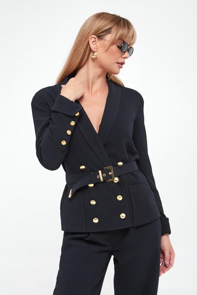 Marynarka damska EMPORIO ARMANI. Marynarki i żakiety Emporio Armani, bez wzorów. W wyprzedaży za 1,966.30 zł.